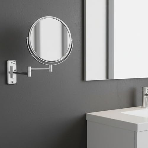 JERDON Wall-Mounted Makeup Mirror - Image 7