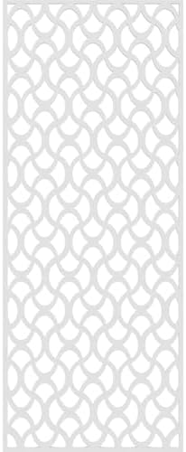 21 3/8"W x 54 3/8"H x 3/8"T Resort Decorative Fretwork Wall Panels in - Image 2