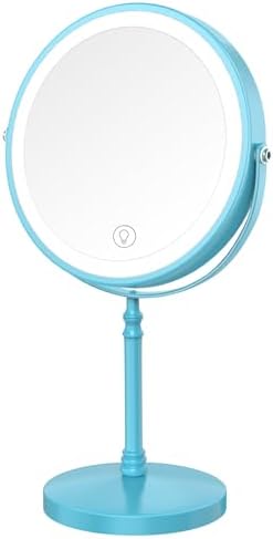 DEIOVWXS Makeup Mirror, Rechargeable Vanity Mirror by DEIOVWXS