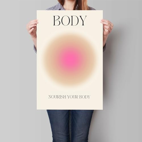 Adyggefy Positive Aura Posters for Room Aesthetic 3 Piece Colorful Aura - Image 2