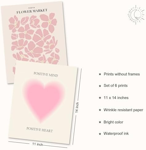 Habseligkeit Pink Matisse Wall Art Prints, Abstract Wall Art Exhibition Posters - Image 5