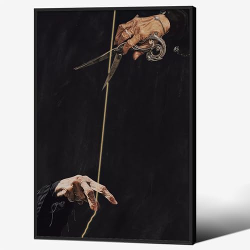 Heltrappe Gothic Dark Academia Poster Moody Aesthetic Canvas Wall Art 16X24 by Heltrappe