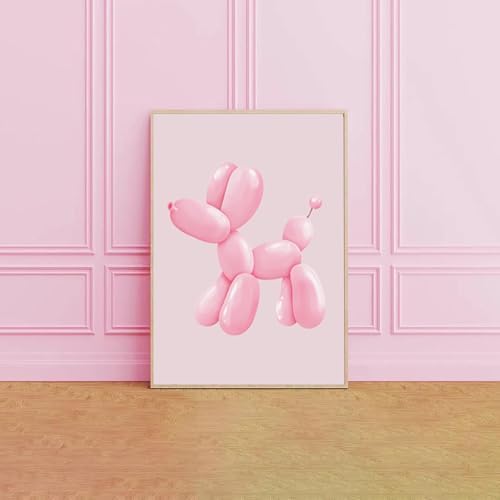 Blue and Pink Preppy Poster Set of 6 Cute Coquette Bow Boots Wall Art Aesthetic - Image 4