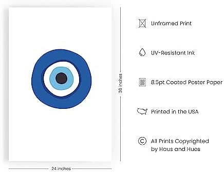 HAUS AND HUES Evil Eyes Poster - Image 2