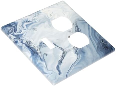 Wallplates Blue Marble Pattern 1 Toggle 1 Duplex Switch Plate Electrical GFCI - Image 3