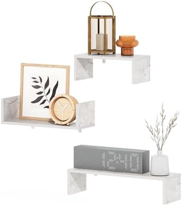 Furinno Rossi Bedroom Decor Wall Mounted Floating Display Shelves - Image 4