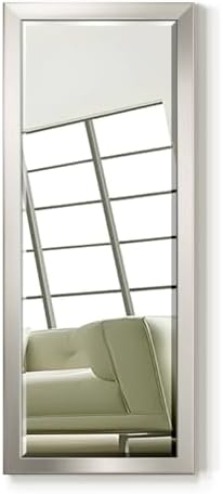 Renditions Gallery Full Length Mirror Silver Wood Frame Full Body Wall Mounted by RenditionsGallery