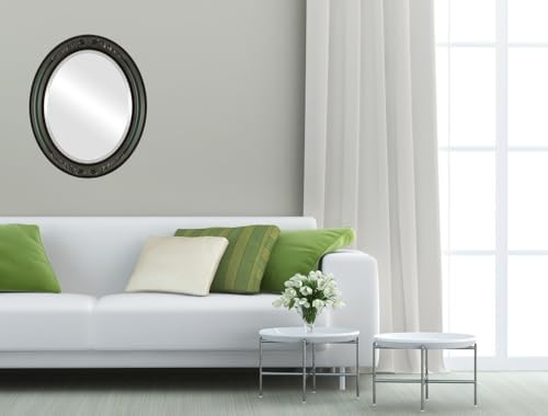 OVALCREST Oval Beveled Wall Mirror - Image 3
