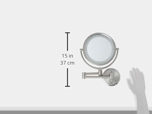 JERDON Hardwired Wall-Mount Makeup Mirror - Image 3
