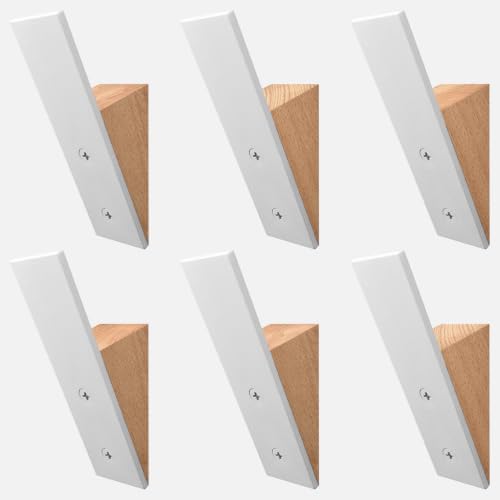 Homeforia Beachwood Coat Hooks, High-End Wood & Metal by Homeforia