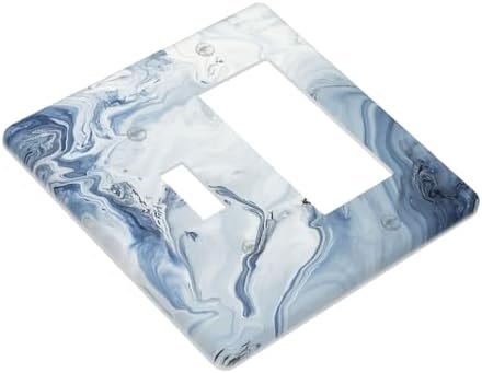 Outlet Covers Blue Marble Pattern 1 Toggle 1 Rocker Combination Decorative Wall - Image 3