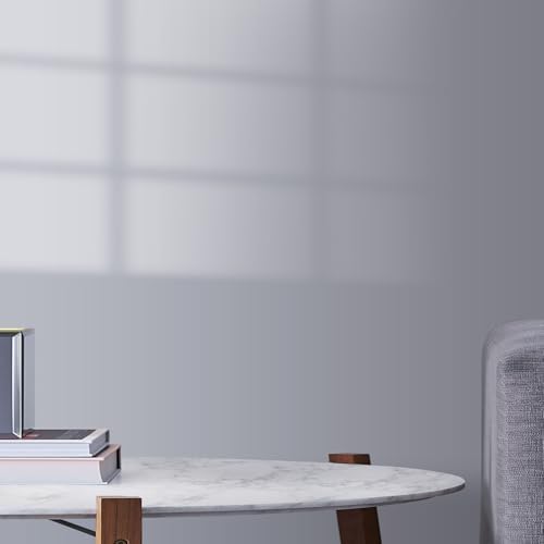 Grey Peel and Stick Wallpaper 15.7"x393" Solid Colour Contact Paper Modern - Image 5