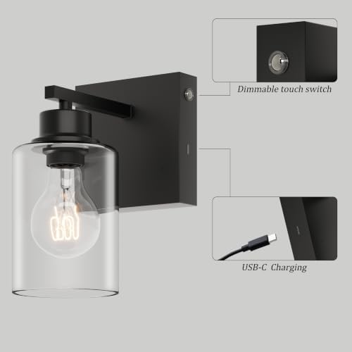 Wireless Battery Operated Wall Sconce Set of Two - Image 4