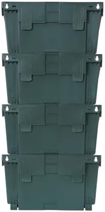 Vertical Wall Planter with 24 Plastic Pots, Wall-Mounted Garden Planter - Image 4