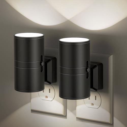 JandCase Night Lights Plug into Wall, Dimmable Night Light, 5000K White by JandCase