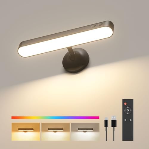 Rechargeable Battery Operated Wall Sconces 7500mAh, Wall Lights by WelcometoPopoIron