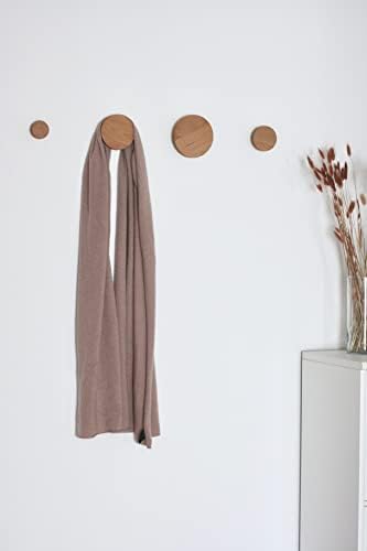 Bubble Wood Wall Hooks Modern Decorative Coat Hooks - Image 4