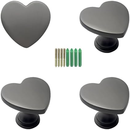 Heart Shaped Coat Hook, Decorative Wall Hook, Single Prong Robe Hook by RR-RUOSHUI