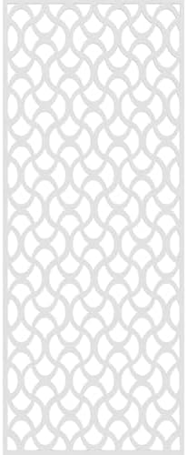 25 3/8"W x 64 3/8"H x 3/8"T Resort Decorative Fretwork Wall Panels in - Image 2
