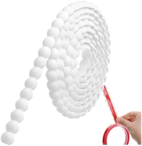 Leinuosen Flexible Bead Molding Trim Peel and Stick White 10ft /20 mm by Leinuosen