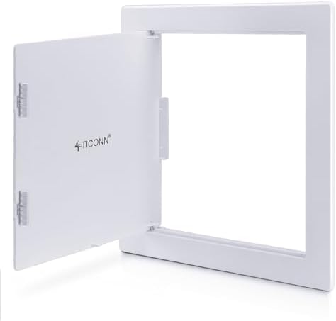TICONN 14" x 14" Access Panel for Drywall, ABS Wall Hole Cover, Access Door by TICONN