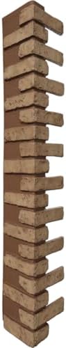 Outside Corner for EverStone Faux Classic Aged Brick Siding Panels, 8 1/2"W x by EkenaMillwork
