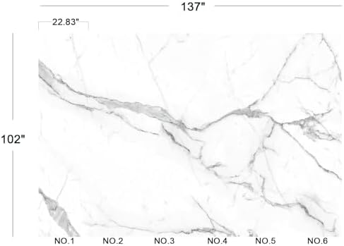 Luxury White Marble Texture Wallpaper Peel Stick - Image 5