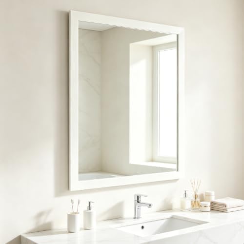 Bathroom Mirror for Over Sink 36x24 Inch Rectangular Wall Mirror by Ruomeng