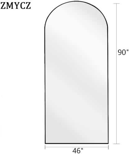 Floor Length Mirror, Wall Mounted Mirrors, Arched-Top Body Mirror - Image 2