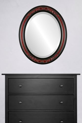 OVALCREST Oval Beveled Wall Mirror - Image 3