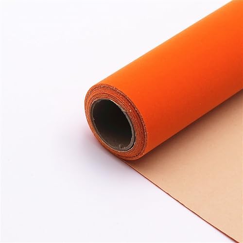 Orange Self Adhesive Soft Velvet Drawer Liner DIY Fabric Felt Liner - Image 3