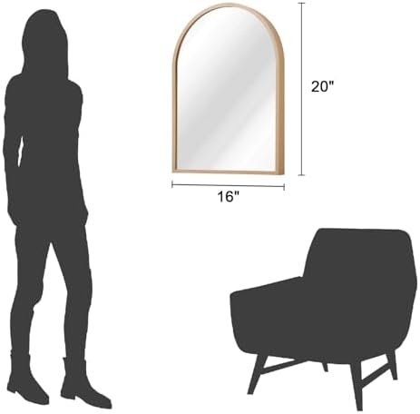 Arched Bathroom Mirror, Decor Vanity Mirror - Image 7