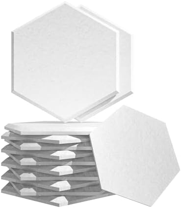 15 Pack Self-Adhesive Acoustic Wall Panels by Temgcuam