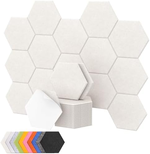TONOR 18 Pack High Density Hexagon Acoustic Panels by TONOR