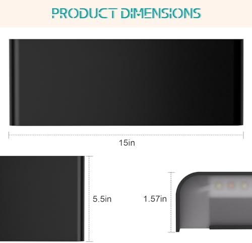 Modern Indoor 5CCT LED Wall Sconce, 1 Pack - Image 4