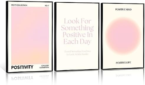 Framed Pink Gradient Aura Angel Numbers Poster by Adyggefy