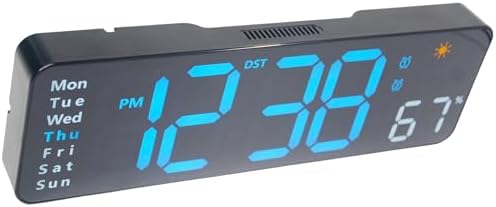 OceeK Large Digital Wall Clock, Modern Electric Clock 11" - Image 5