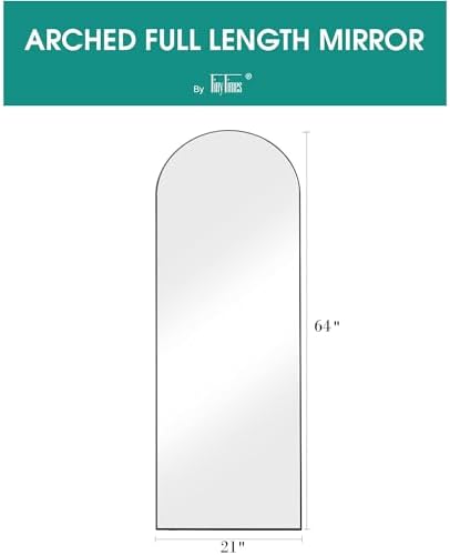 64''x21'' Arched Full Length Mirror - Image 5