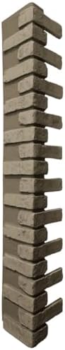 Outside Corner for EverStone Faux Classic Aged Brick Siding Panels, 8 1/2"W x by EkenaMillwork