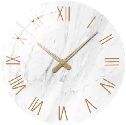 24 Inch White Glass Wall Clocks Battery Operated by Constantplanet%E6%97%97%E8%88%B0%E5%BA%97