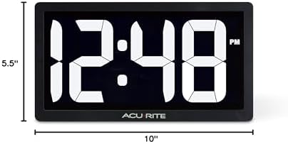 AcuRite 75114M 10-inch LED Digital Clock - Image 7