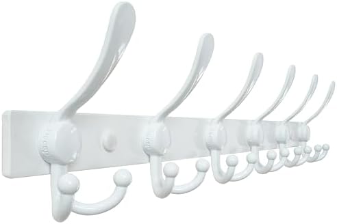 Dseap Coat Rack Wall Mount 24 Inch, Heavy Duty 12-Gauge Base vs Flimsy 1mm by Dseap