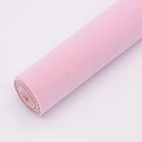 Taogift Self Adhesive Pink Velvet Flock Jewelry Drawer Liner Furniture Sticker - Image 3