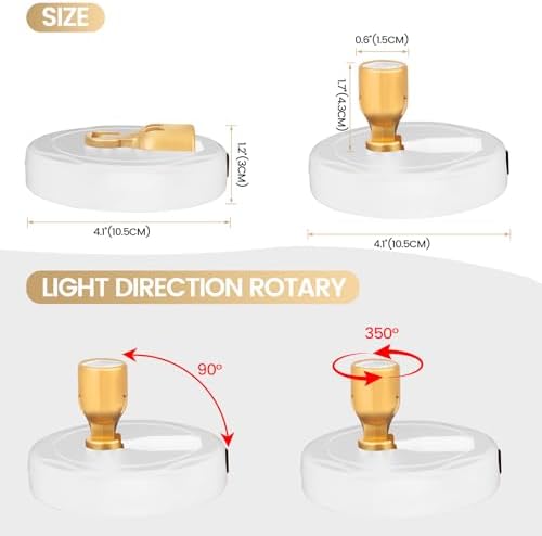 HAMVIDNE LED Spotlights Indoor, Rechargeable Battery Picture Display Lights - Image 7