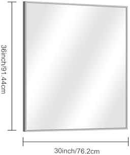 DESBING 30" x 30"Bathroom Mirror, Decorative Rectangular Vanity Mirror - Image 5