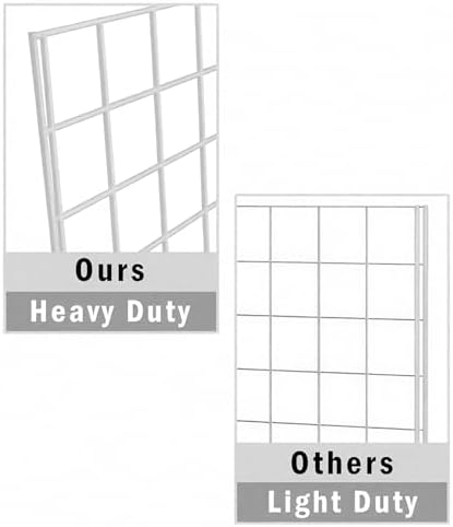 Heavy Duty Portable Gridwall Display Panels – 3 × 2' × 6' Black Metal Wall & - Image 4