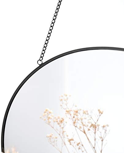 Dahey 11.8" Small Circle Round Office Wall Hanging Mirror - Image 5