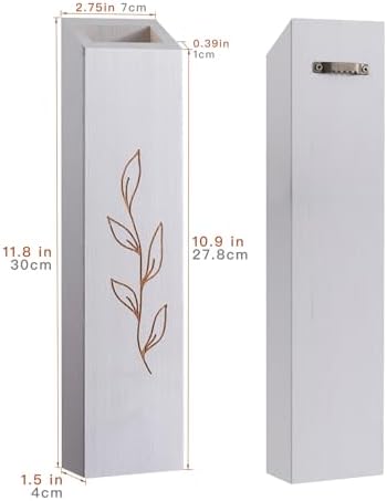 Wooden Wall Vase Planter Set of 4 - Image 4