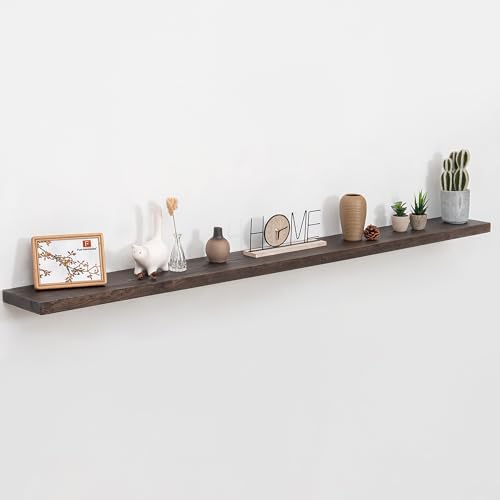 Floating Shelves for Wall, Farmhouse Wooden Shelf for Living Room, Bathroom and by FunMemories