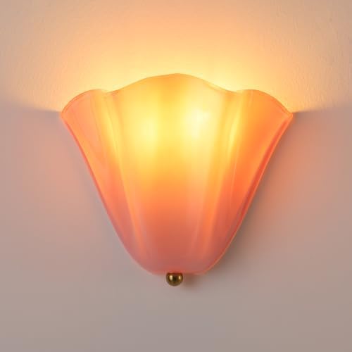 Flower Glass Wall Sconce, Decorative Wall Light - Image 3